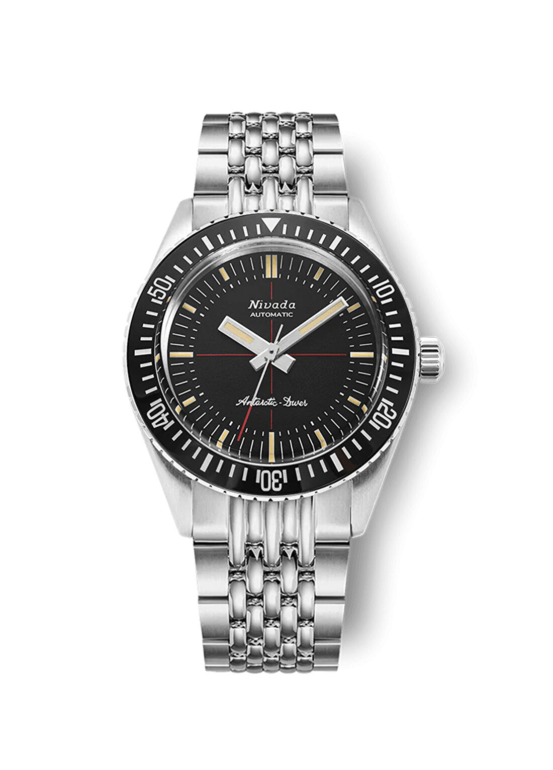 Nivada Grenchen 32044A04 Antarctic Diver No-Date Metal Çelik Erkek Kol Saati