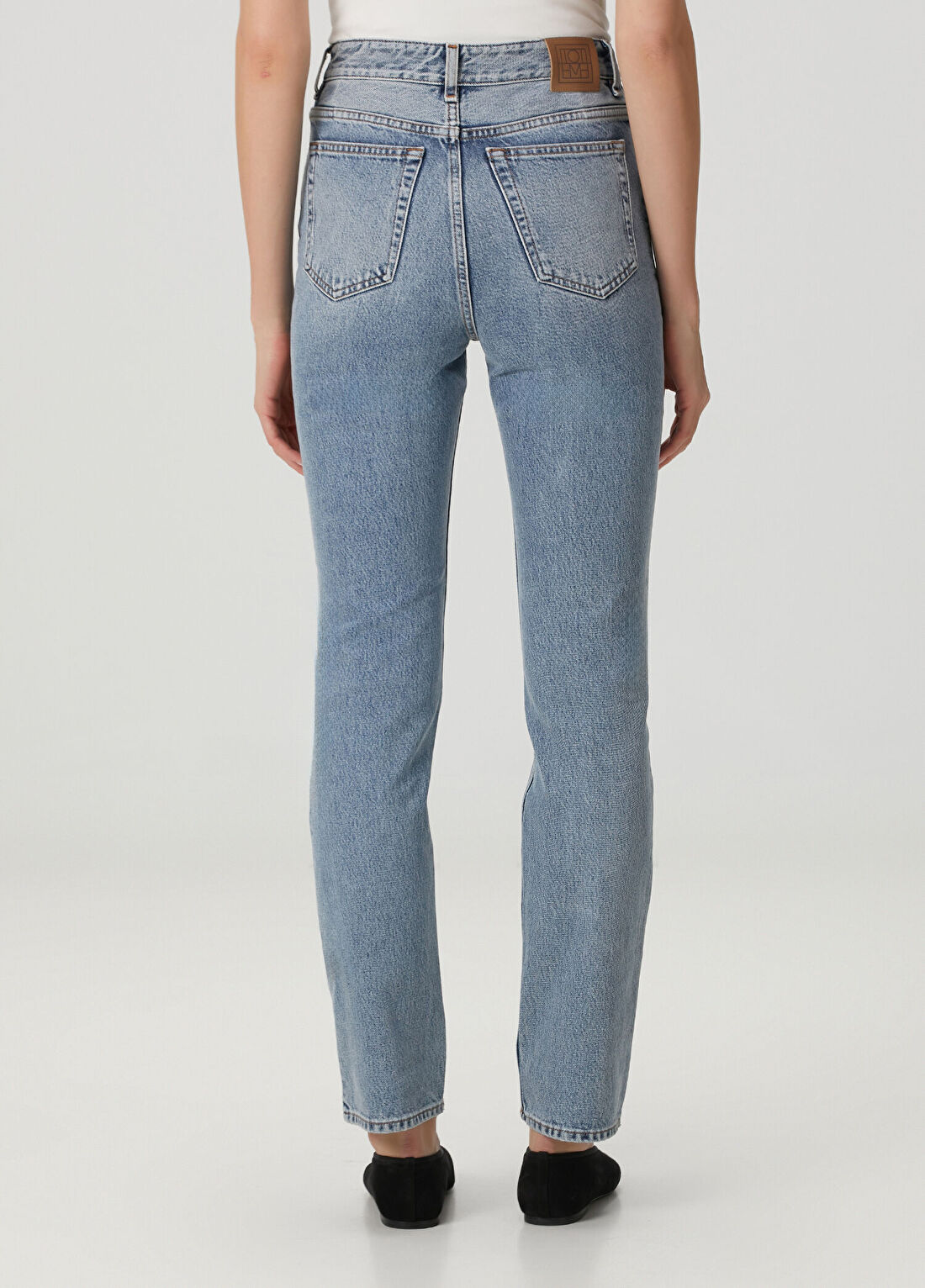Toteme Mavi Slim Fit Jean Pantolon görsel 4
