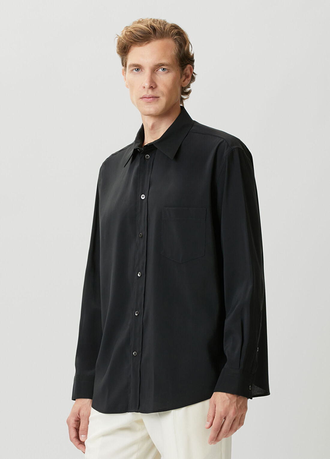 Emporio Armani Siyah Gömlek görsel 3