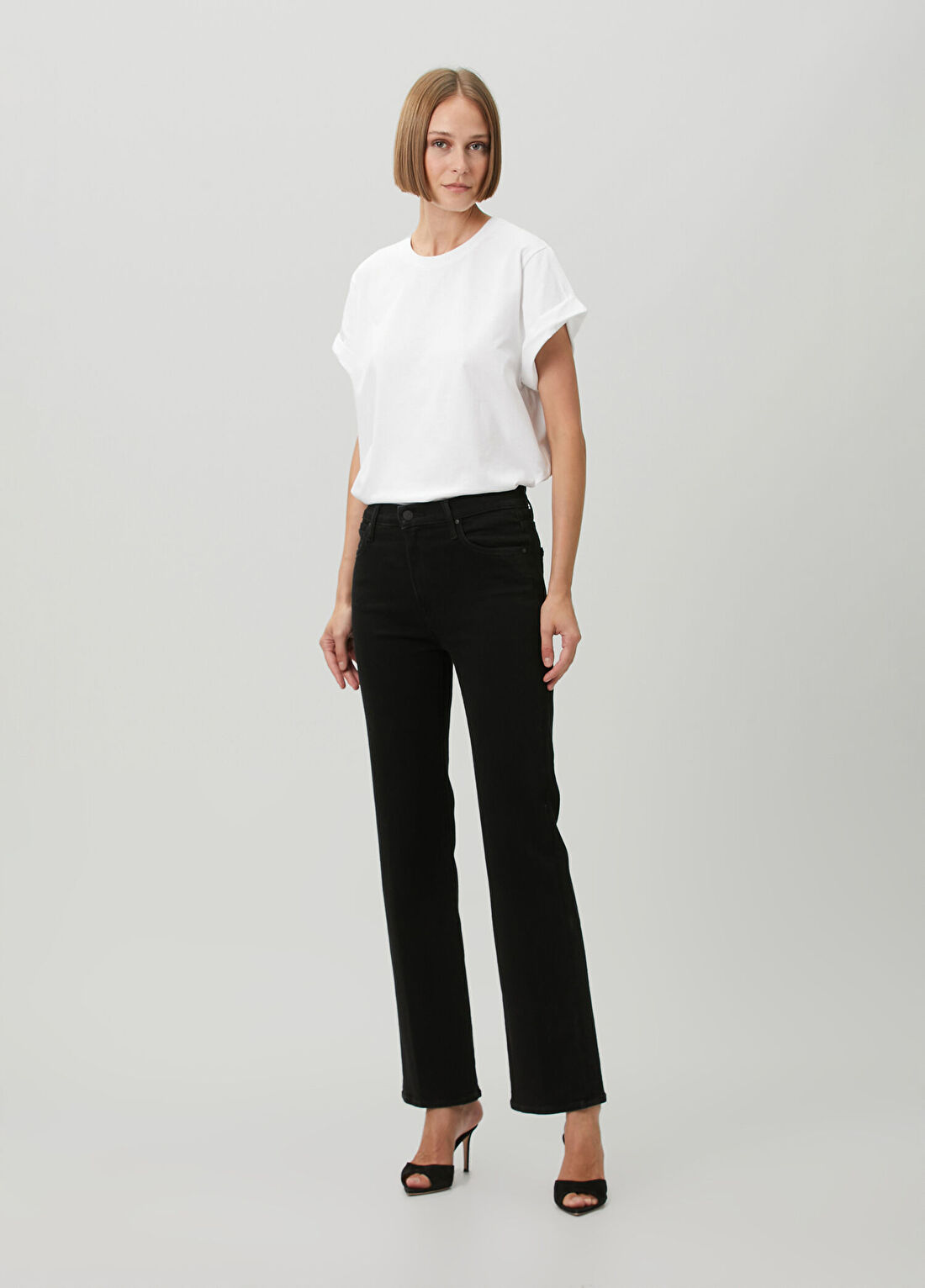 Victoria Beckham Beyaz T-shirt görsel 2