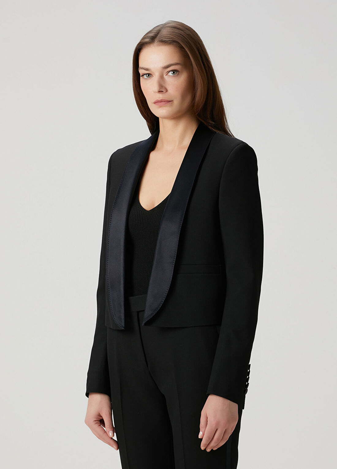Tom Ford Siyah Lacivert Yün Ceket görsel 3