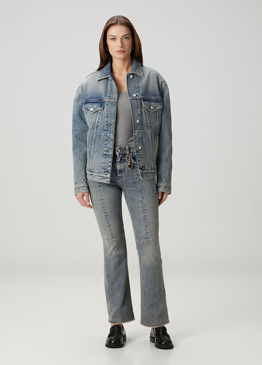 Stella McCartney Mavi Flared Jean Pantolon