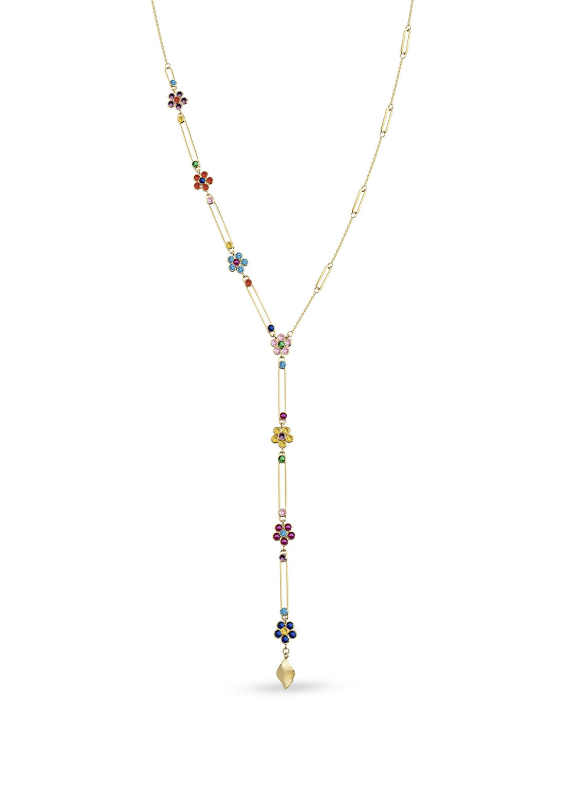 Orena Jewelry Garden Layering 14 Ayar Altın Kadın Kolye