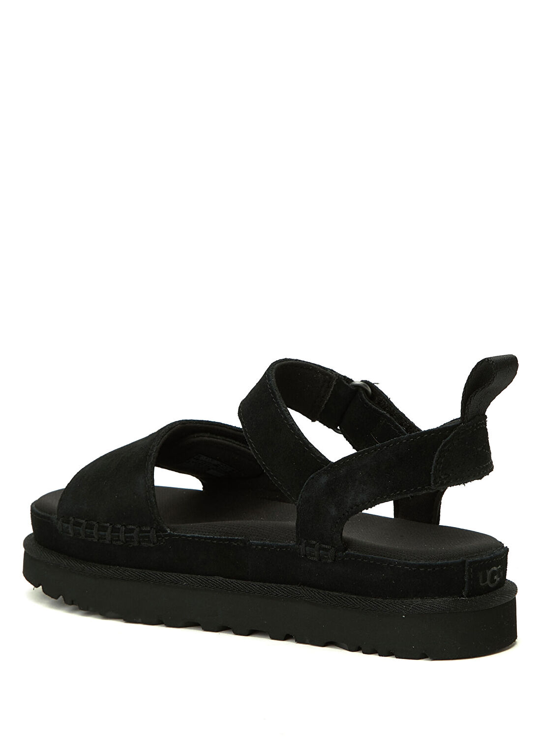 Ugg GoldenStar Siyah Kadın Deri Sandalet görsel 3