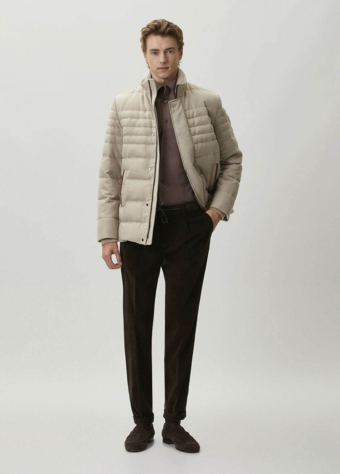 Luciano Barbera Kahverengi Pantolon
