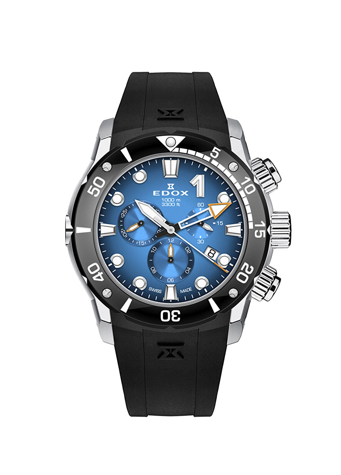 Edox 10242-TIN-BUIDN Gri Titanyum Erkek Kol Saati