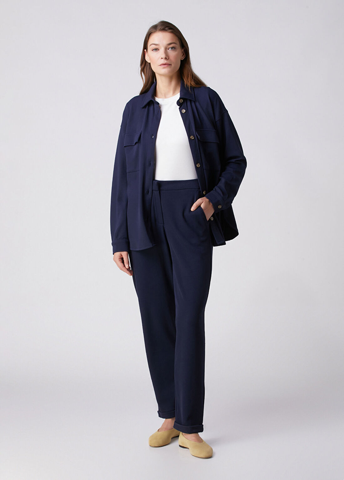 Beymen Collection Lacivert Jersey Pantolon