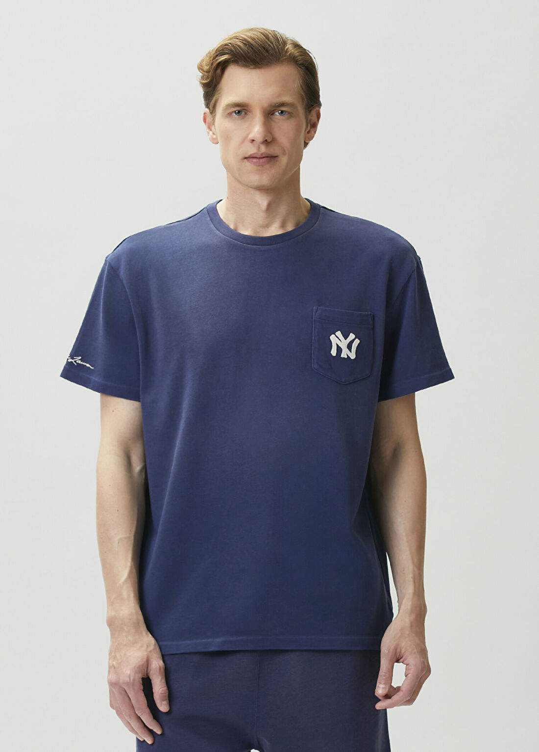 Polo Ralph Lauren Mavi Logo Detaylı T-shirt