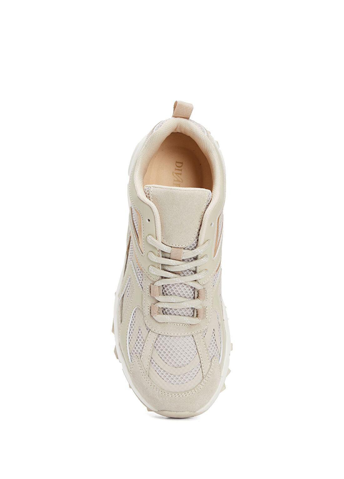 Divarese Bej Günlük Spor Kadın Sneaker görsel 4