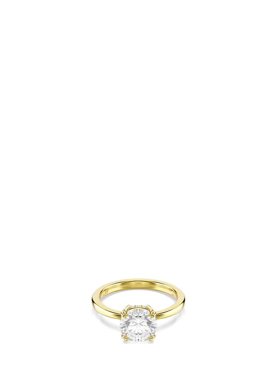 Swarovski Stilla Rnd White Gos Ring Kadın Yüzük