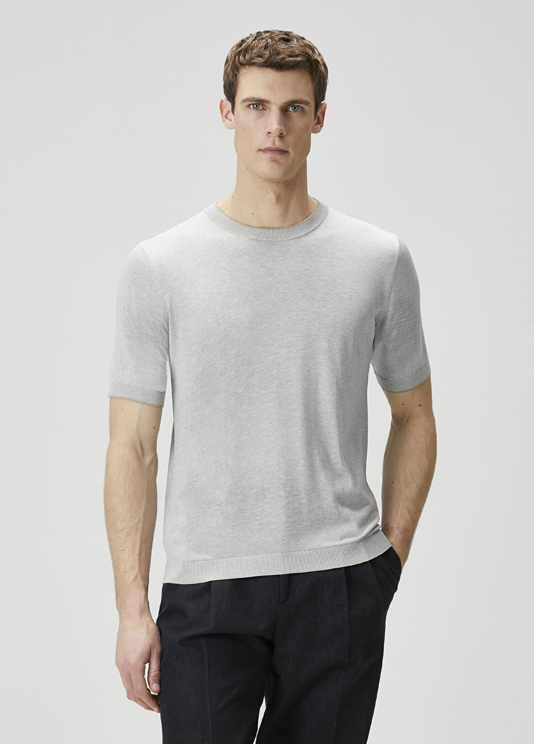 Maurizio Baldassari Gri Yün T-shirt