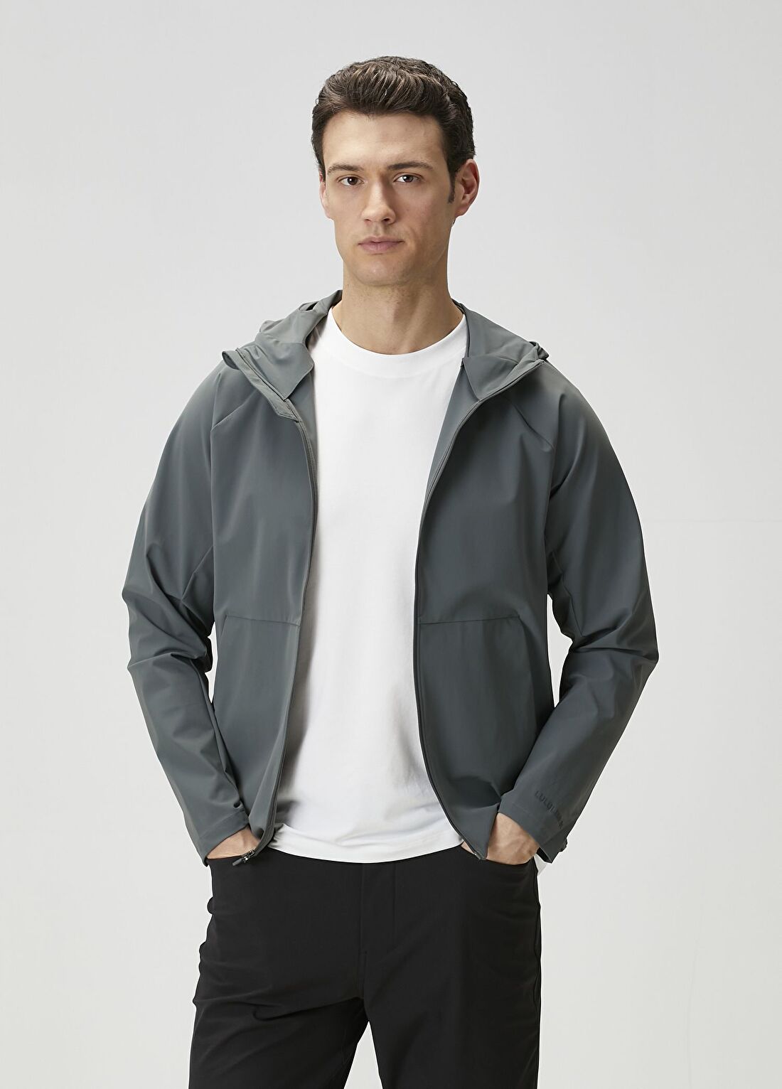 lululemon Pace Gri Kapüşonlu Ceket