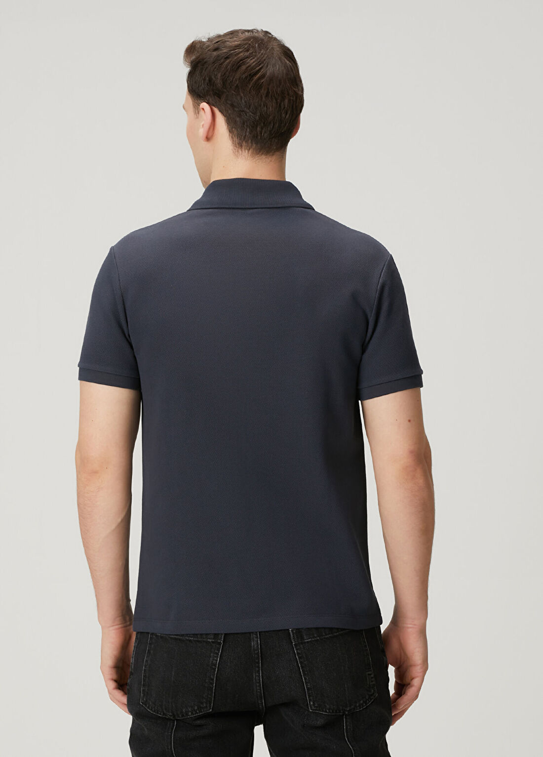 Balmain Lacivert Polo Yaka T-shirt görsel 4