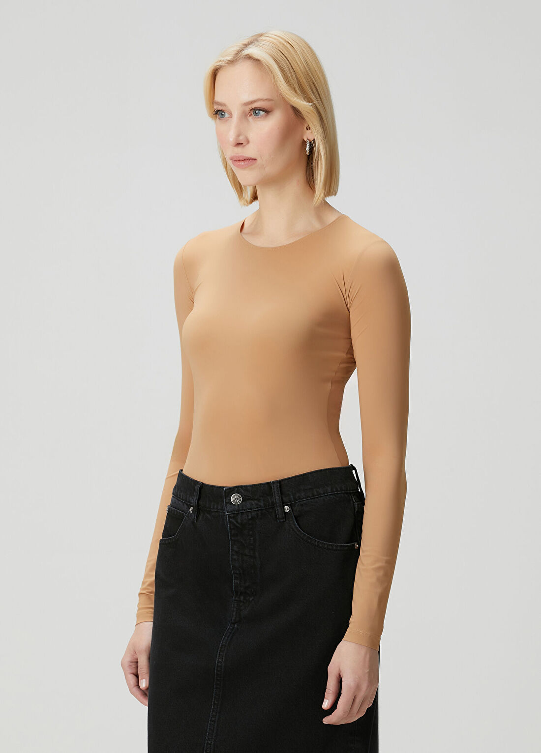 MM6 Maison Margiela Bej Body görsel 3