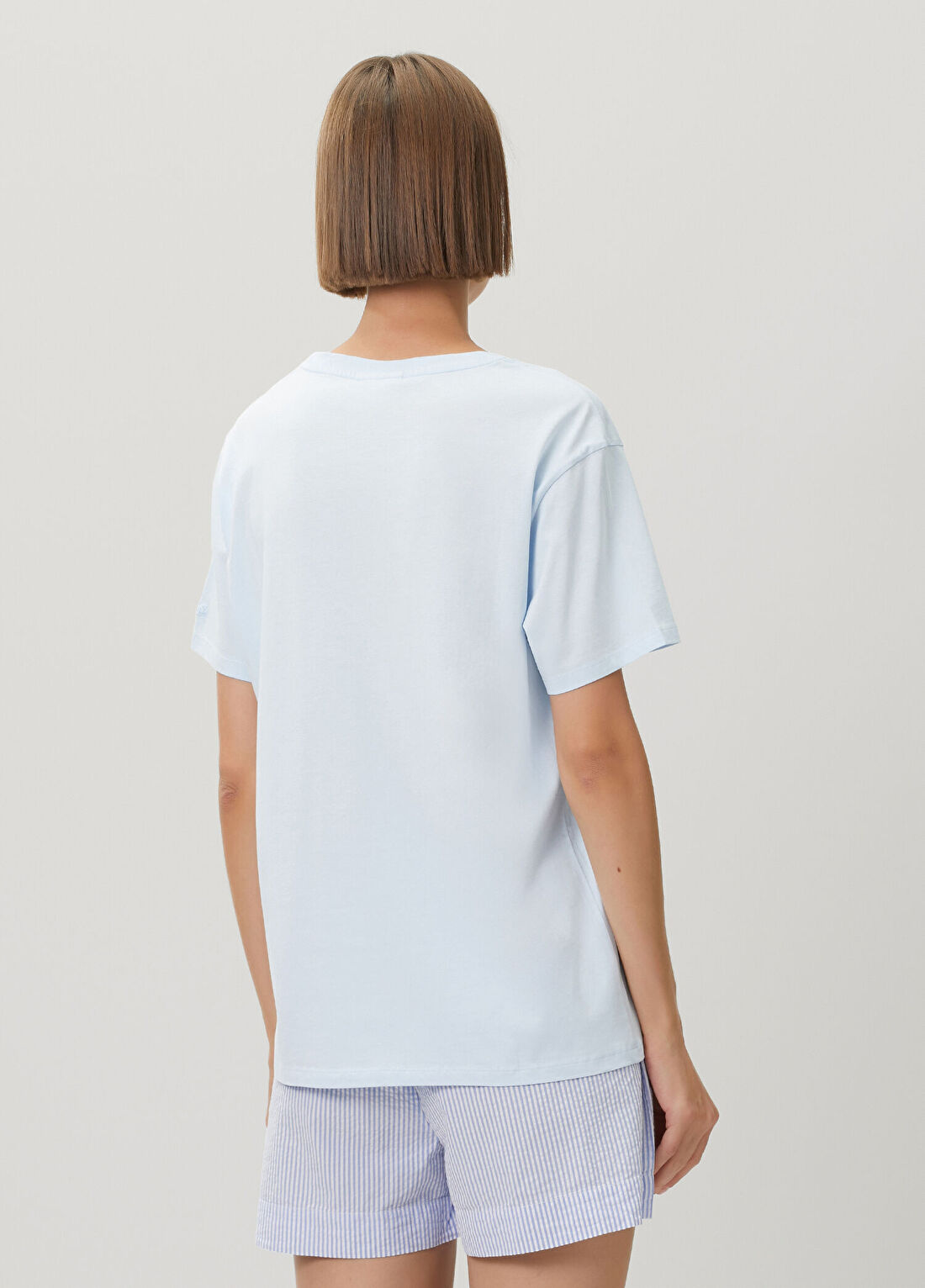 MC2 (Saint Barth) Emilie Mavi T-shirt görsel 4