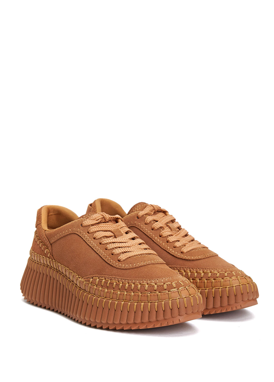 Chloe Nama Taba Kadın Deri Sneaker görsel 2