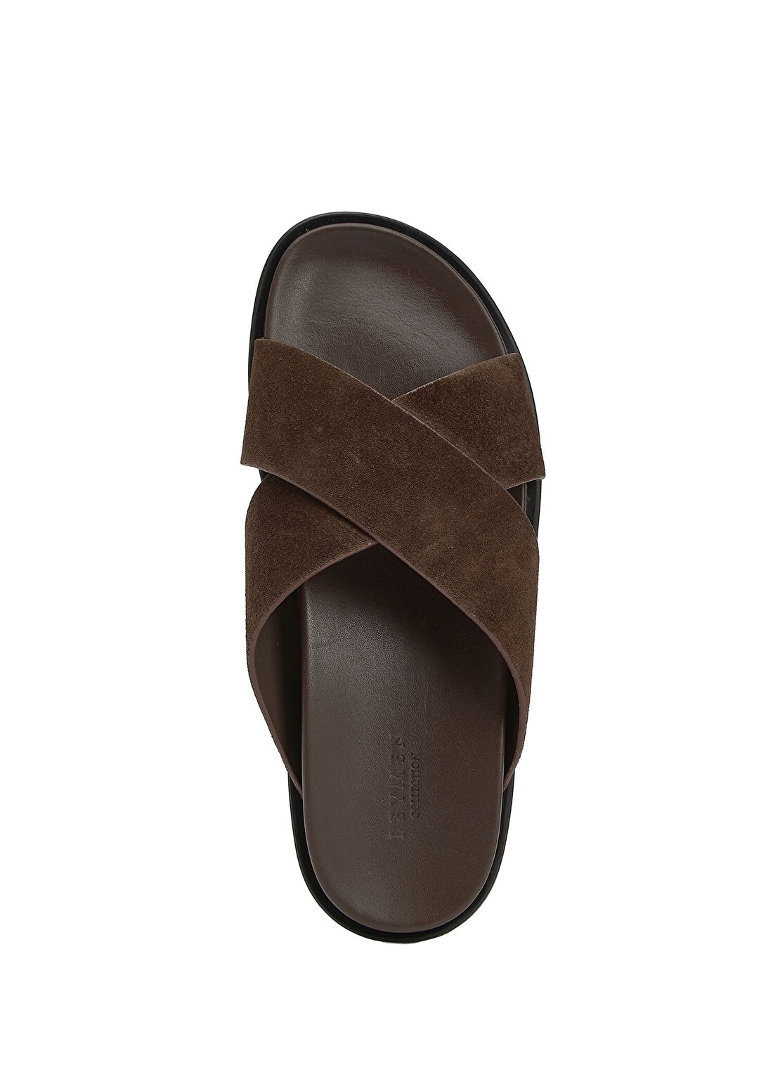 Beymen Collection Kahverengi Erkek Süet Terlik görsel 4