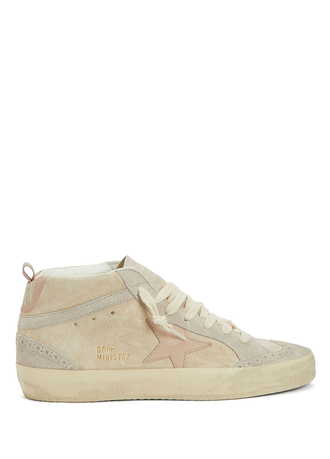 Golden Goose Mid Star Pudra Kadın Sneaker
