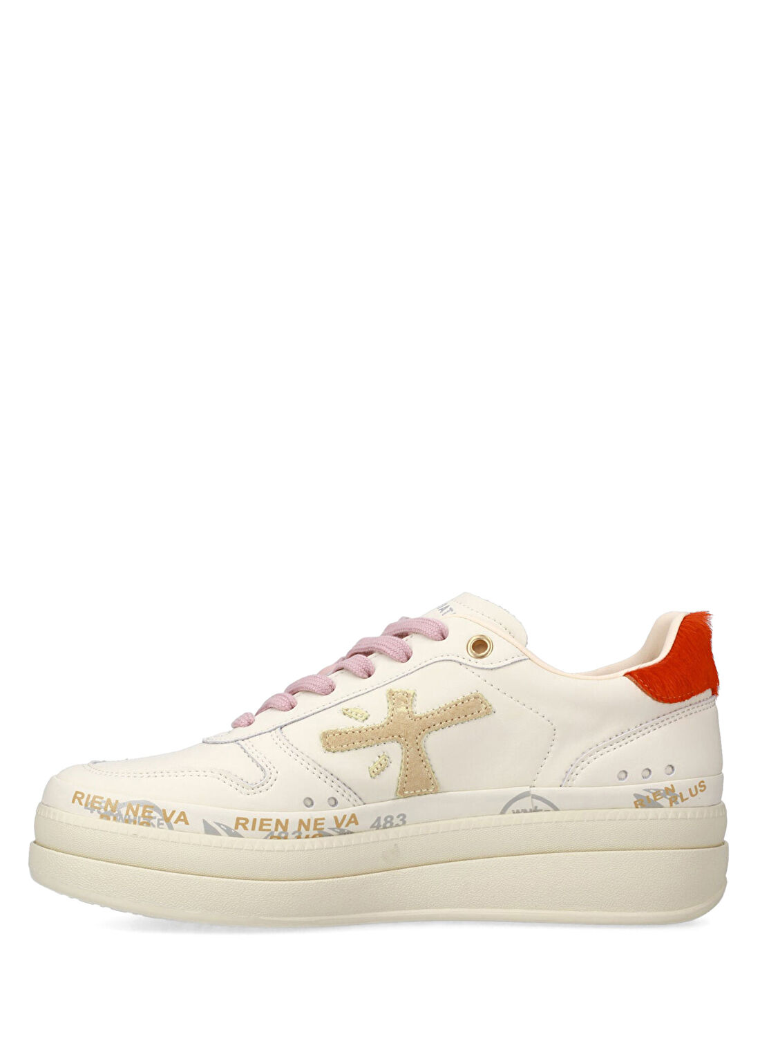 Premiata Micol Beyaz Kadın Deri Sneaker görsel 4