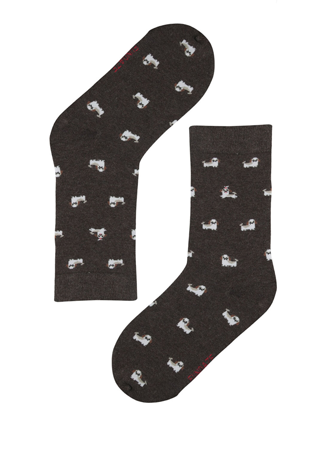 Fundaze ShihTsu Desenli Bambu Unisex Çorap