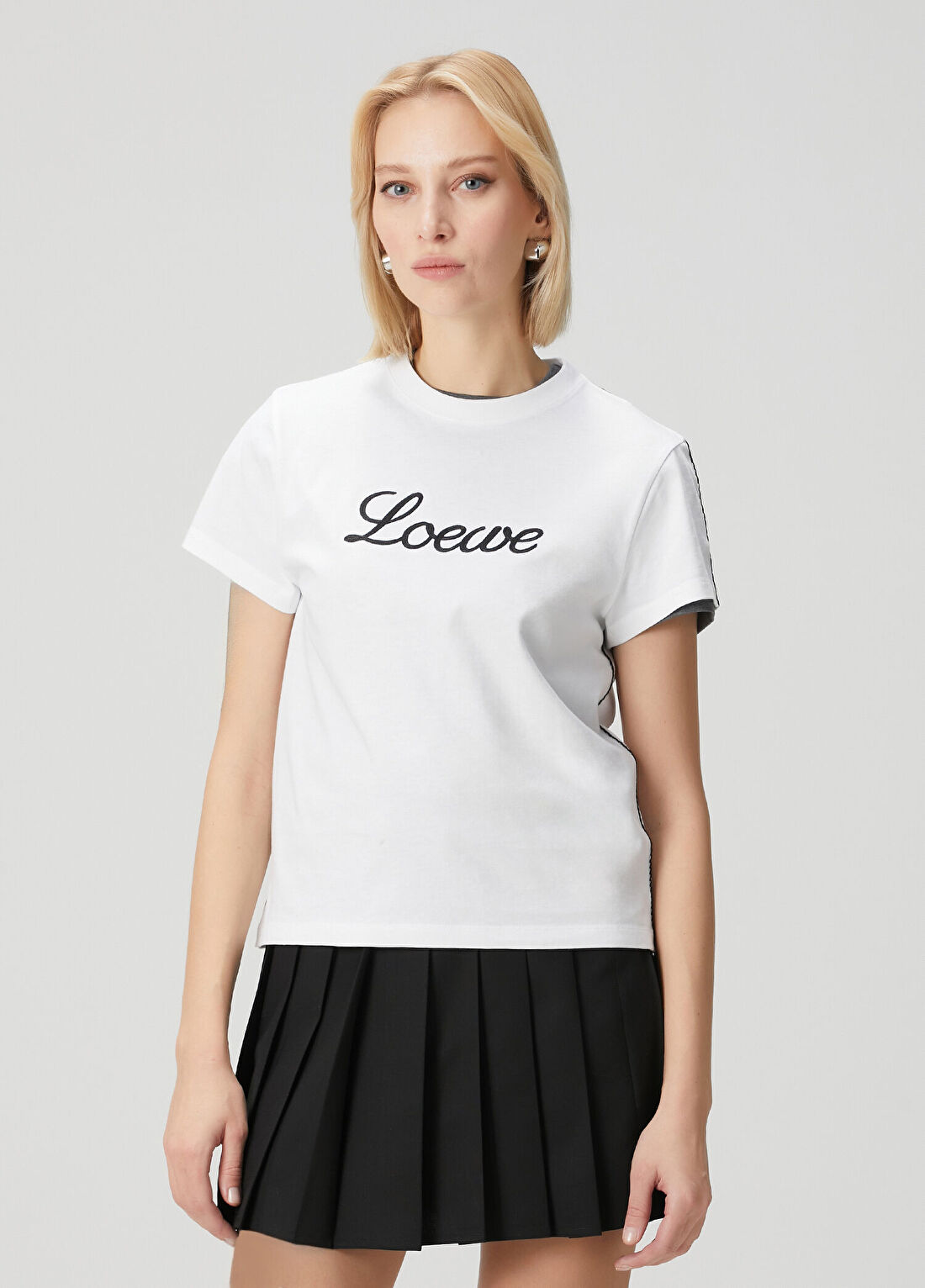 Loewe Beyaz Logolu T-shirt