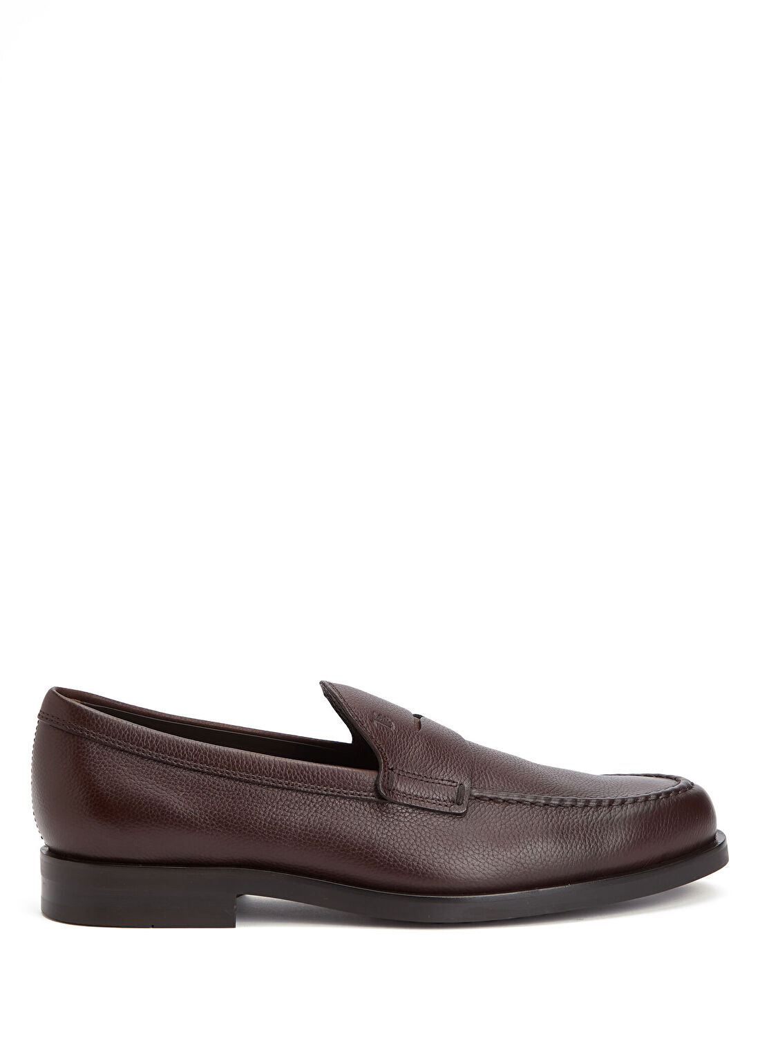 Tod's Koyu Kahverengi Erkek Deri Loafer
