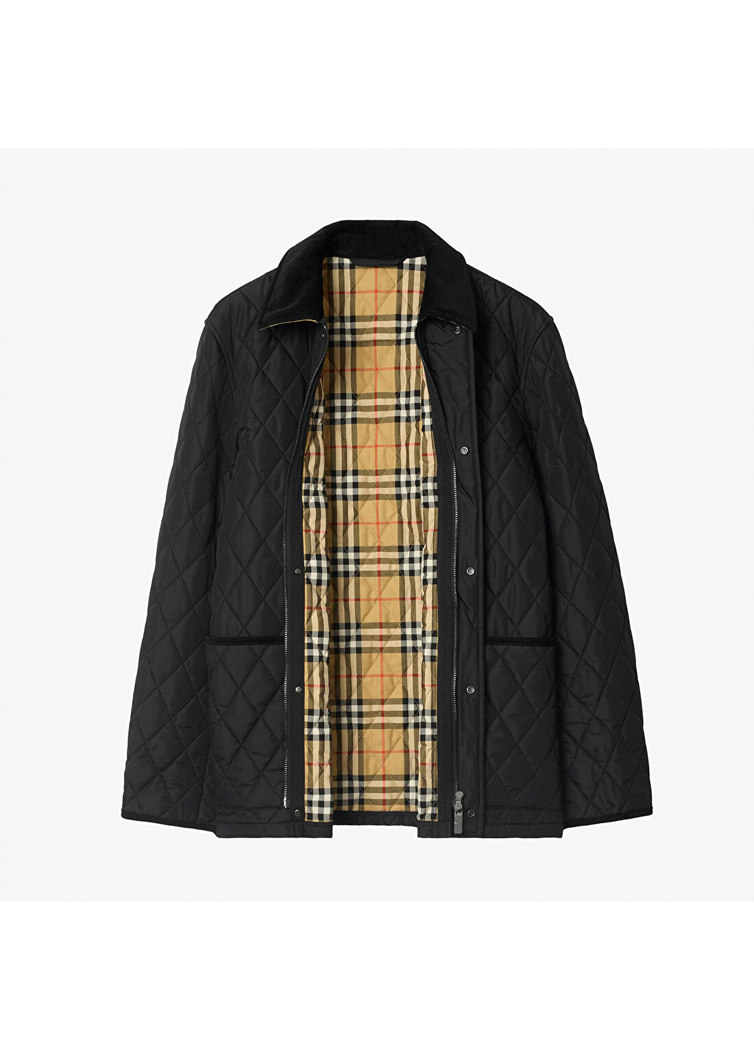 Burberry Quilted Nylon Barn Siyah Erkek Mont görsel 2