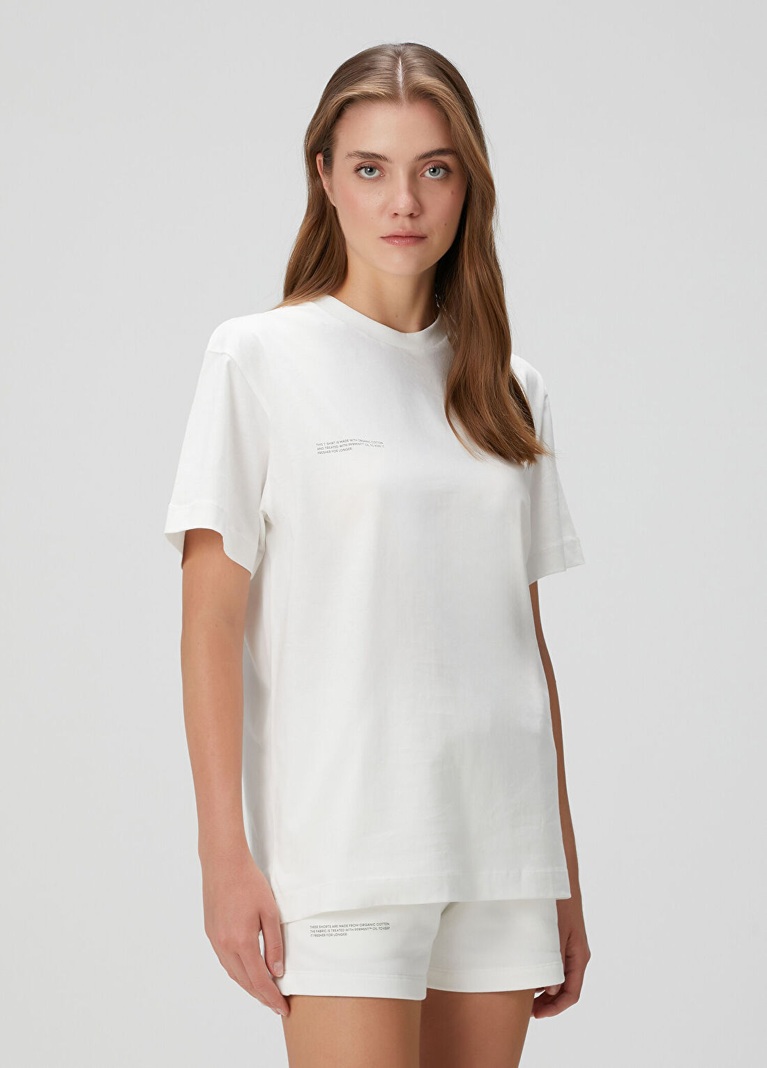 Pangaia Beyaz T-shirt görsel 3