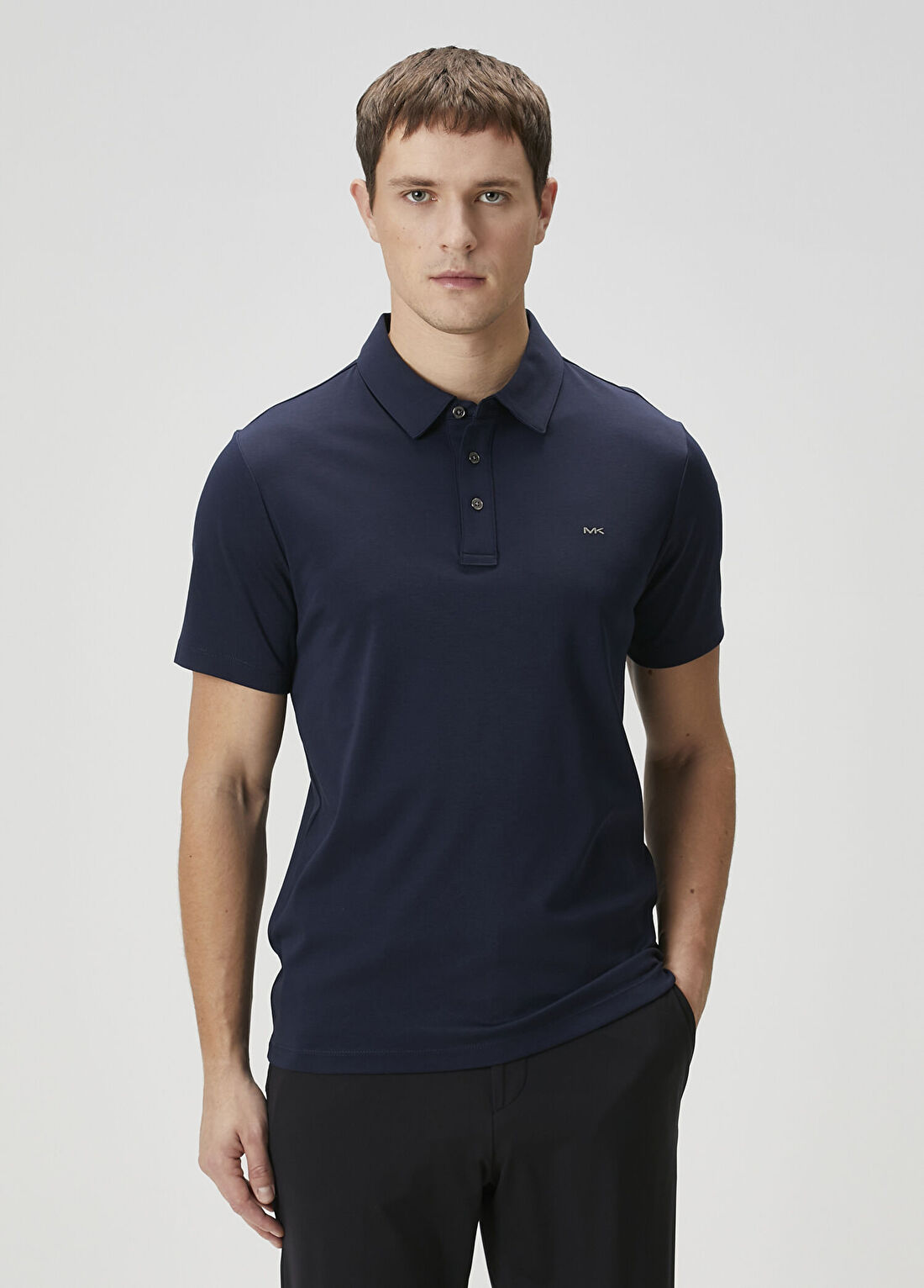 Michael Kors Lacivert Polo Yaka T-shirt