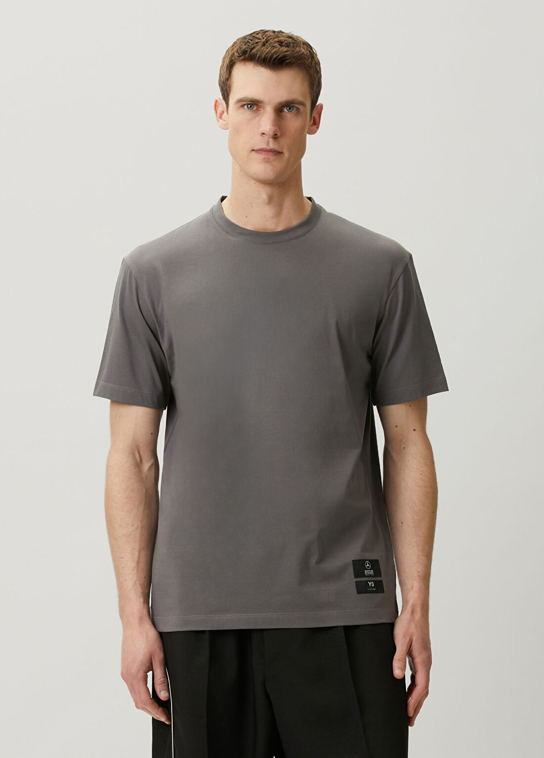 Y-3 Mercedes AMG Petronas Formula 1 Team Gri T-shirt