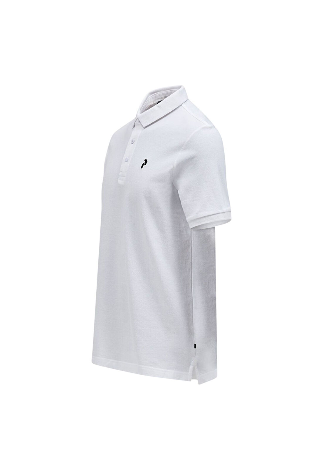 Peak Performance Classic Cotton Beyaz Polo Yaka Kısa Kollu Erkek T-shirt görsel 2