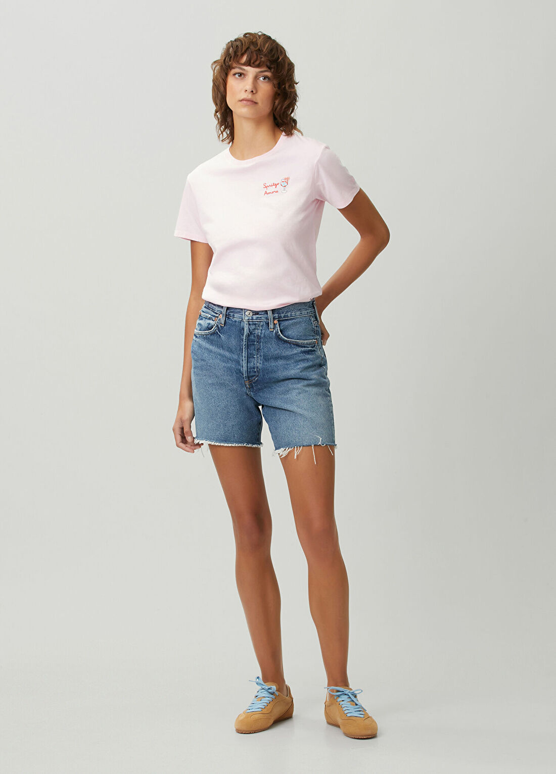 MC2 (Saint Barth) Emilie Pembe T-shirt görsel 2