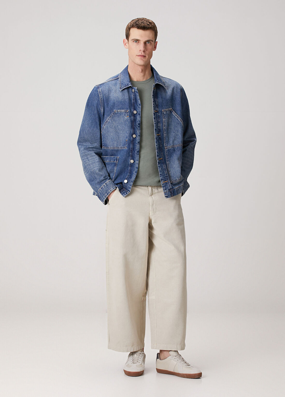 AllSaints Jackson Bej Jean Pantolon