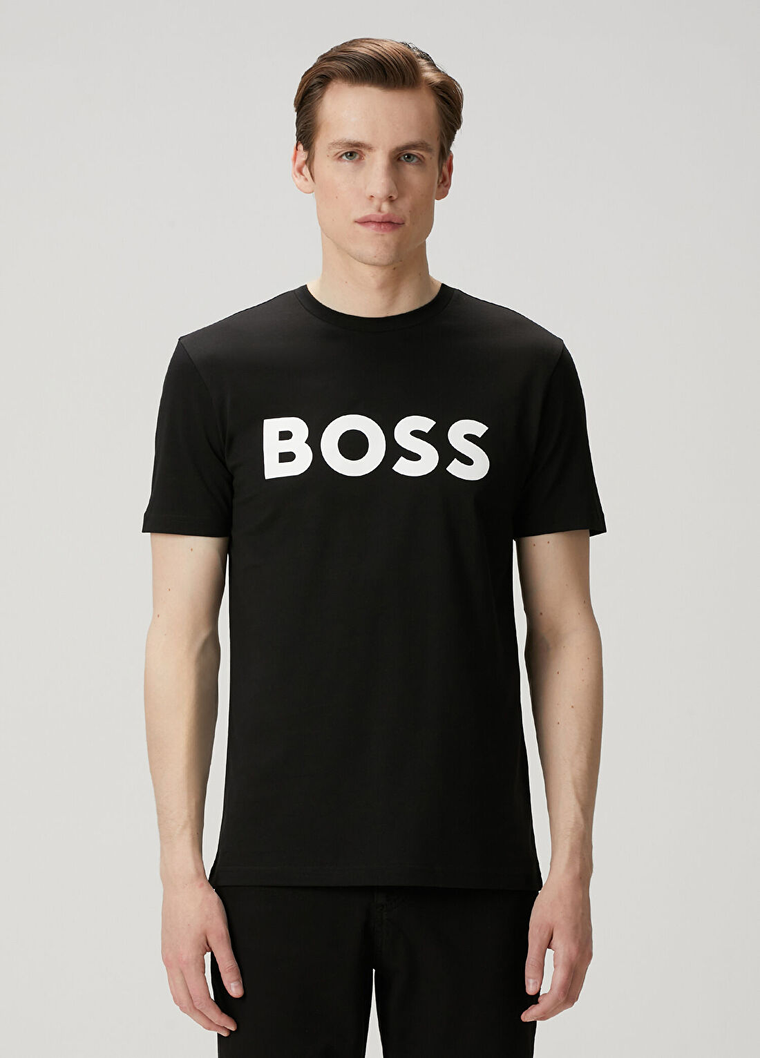Boss Regular Fit Siyah T-shirt
