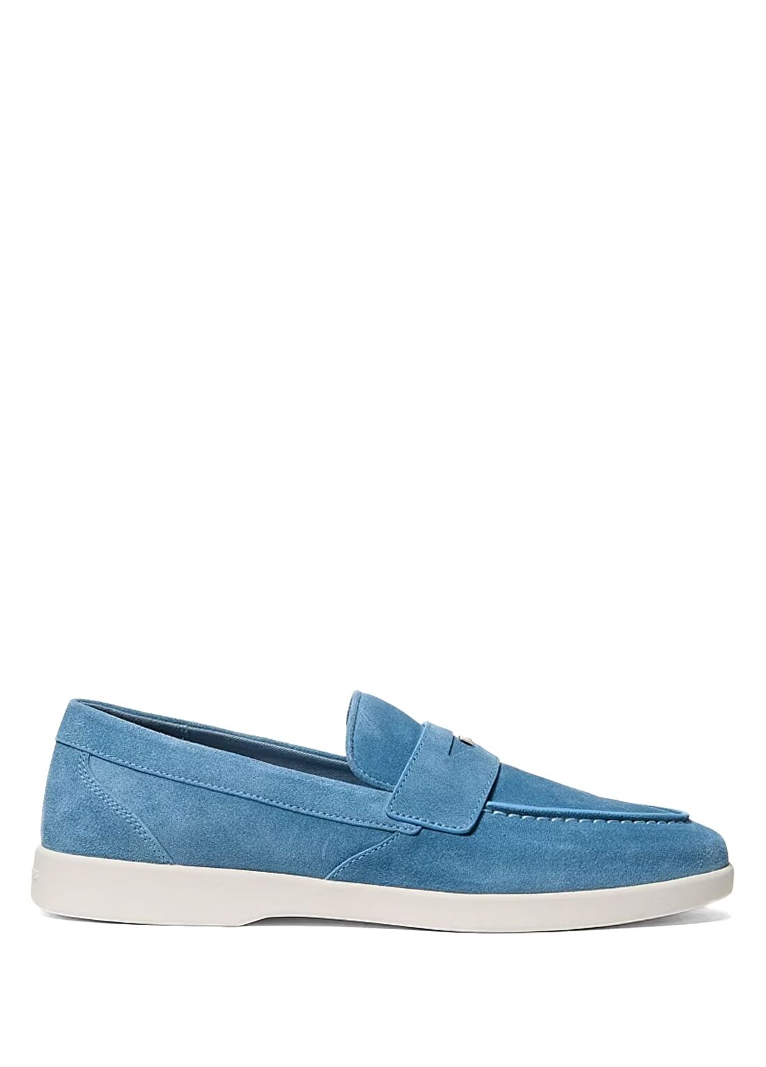 Michael Kors Wesley Açık Mavi Erkek Süet Loafer