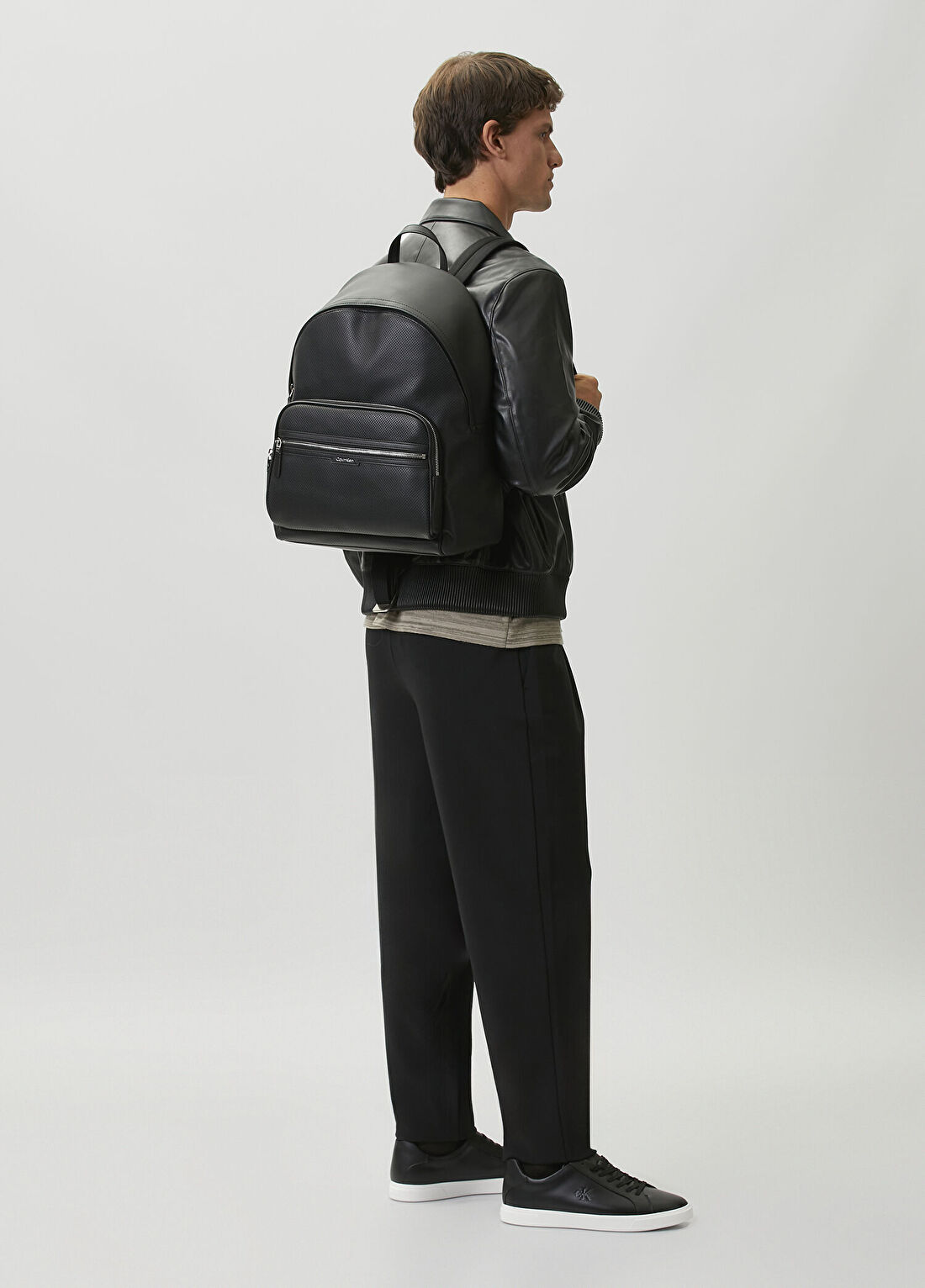Calvin Klein Perforated Siyah Erkek Sırt Çantası görsel 2