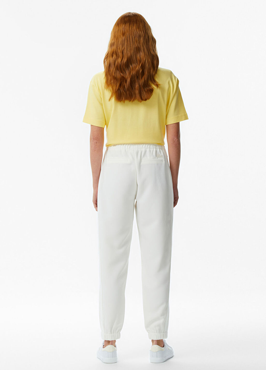 Lacoste Krem Rengi Kadın Jogger Pantolon görsel 2