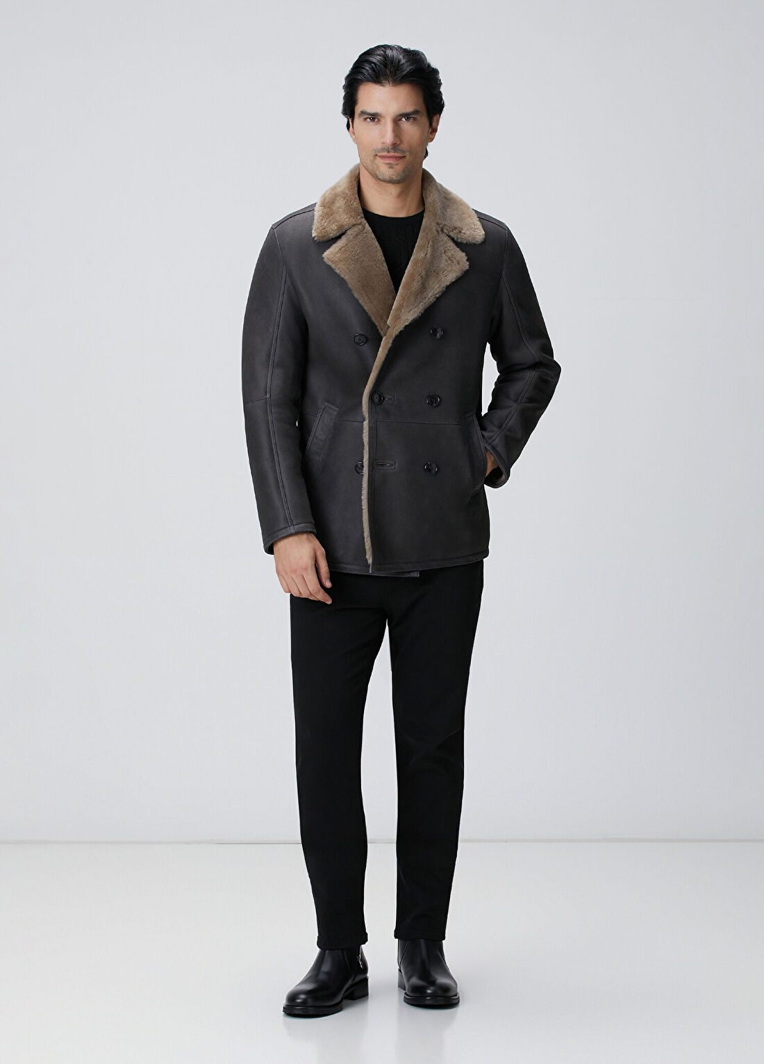Network Siyah Denim Pantolon