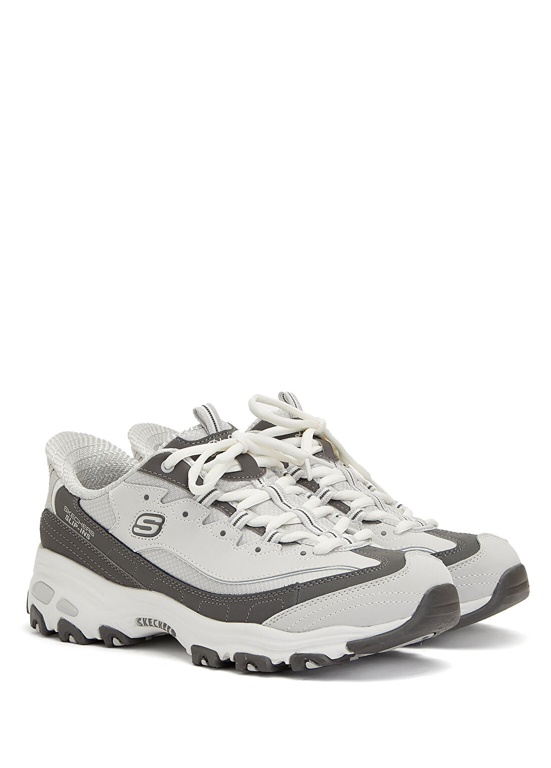Skechers D'Lites Gri Kadın Sneaker görsel 2