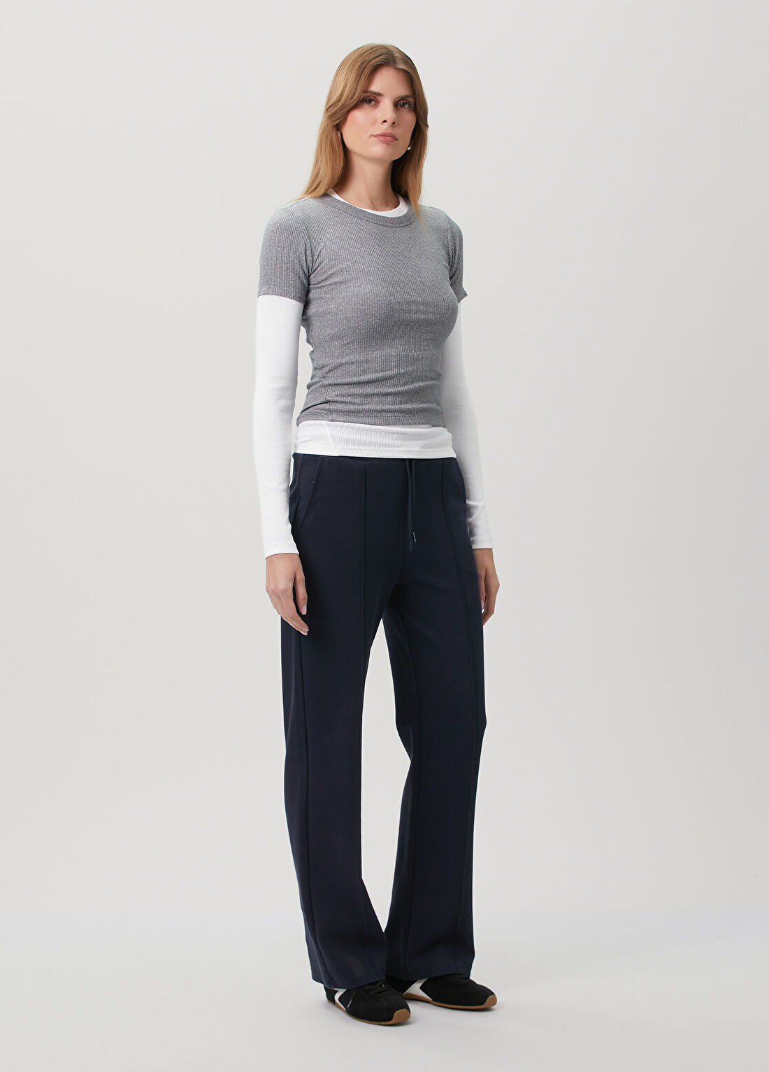 Rag&Bone Essential Gri T-shirt görsel 2