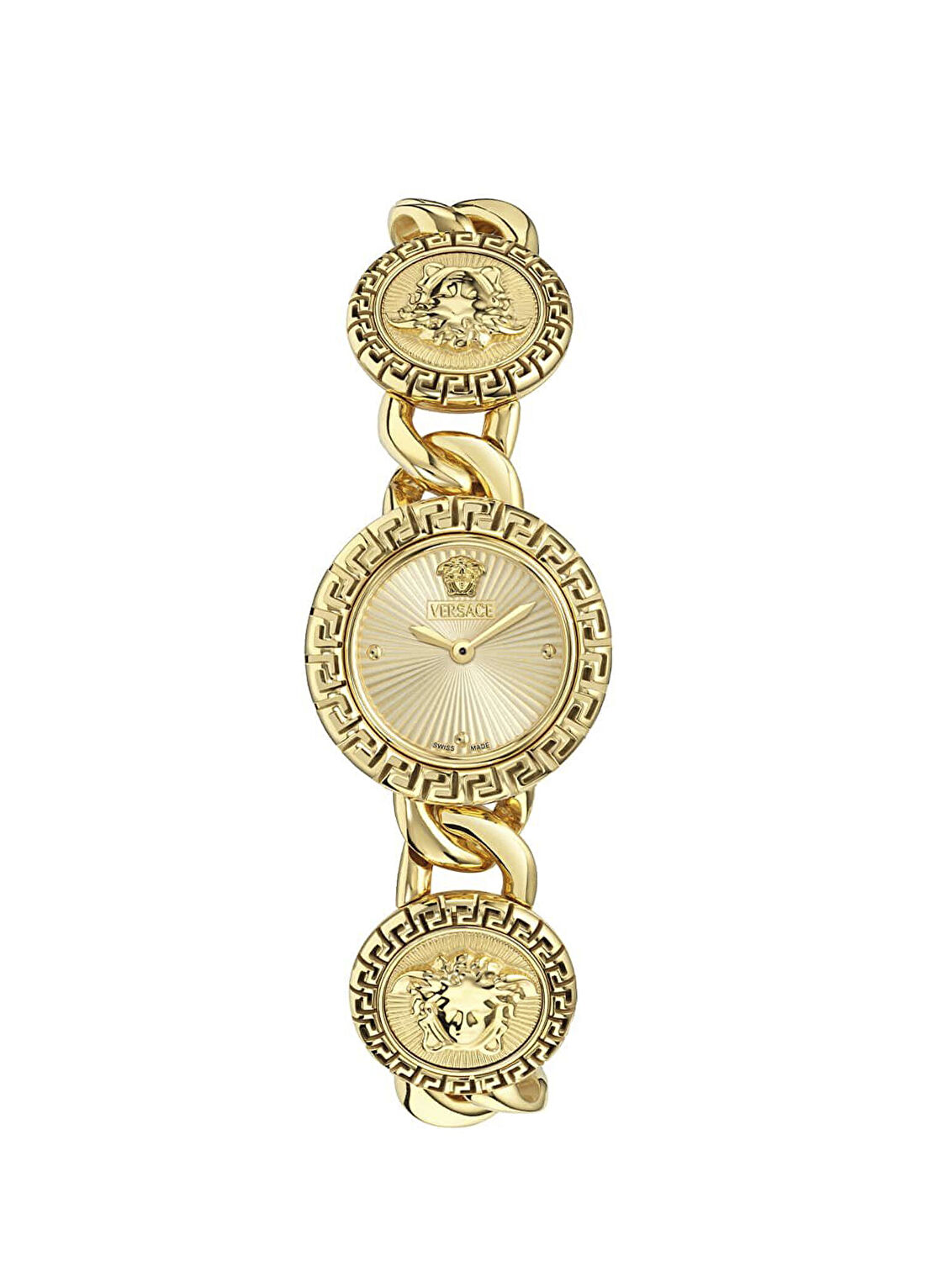 Versace VRSCVE0Q00425 Altın Rengi Çelik Kadın Kol Saati