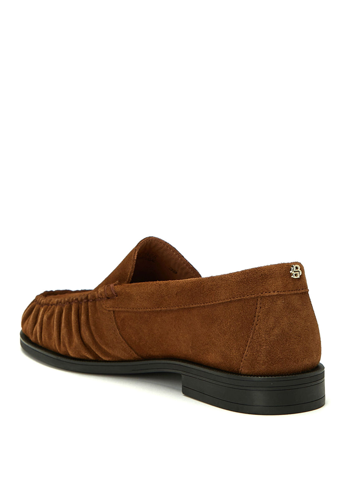 Boss Lycia Taba Kadın Süet Loafer görsel 3
