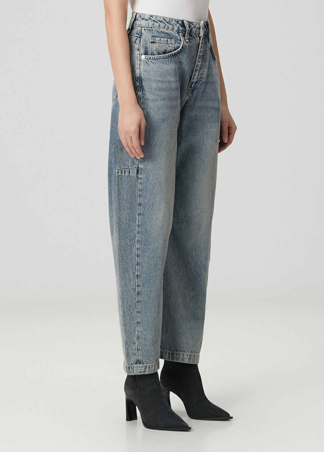 Rag&Bone Charlie Barrel Mavi Jean Pantolon görsel 3