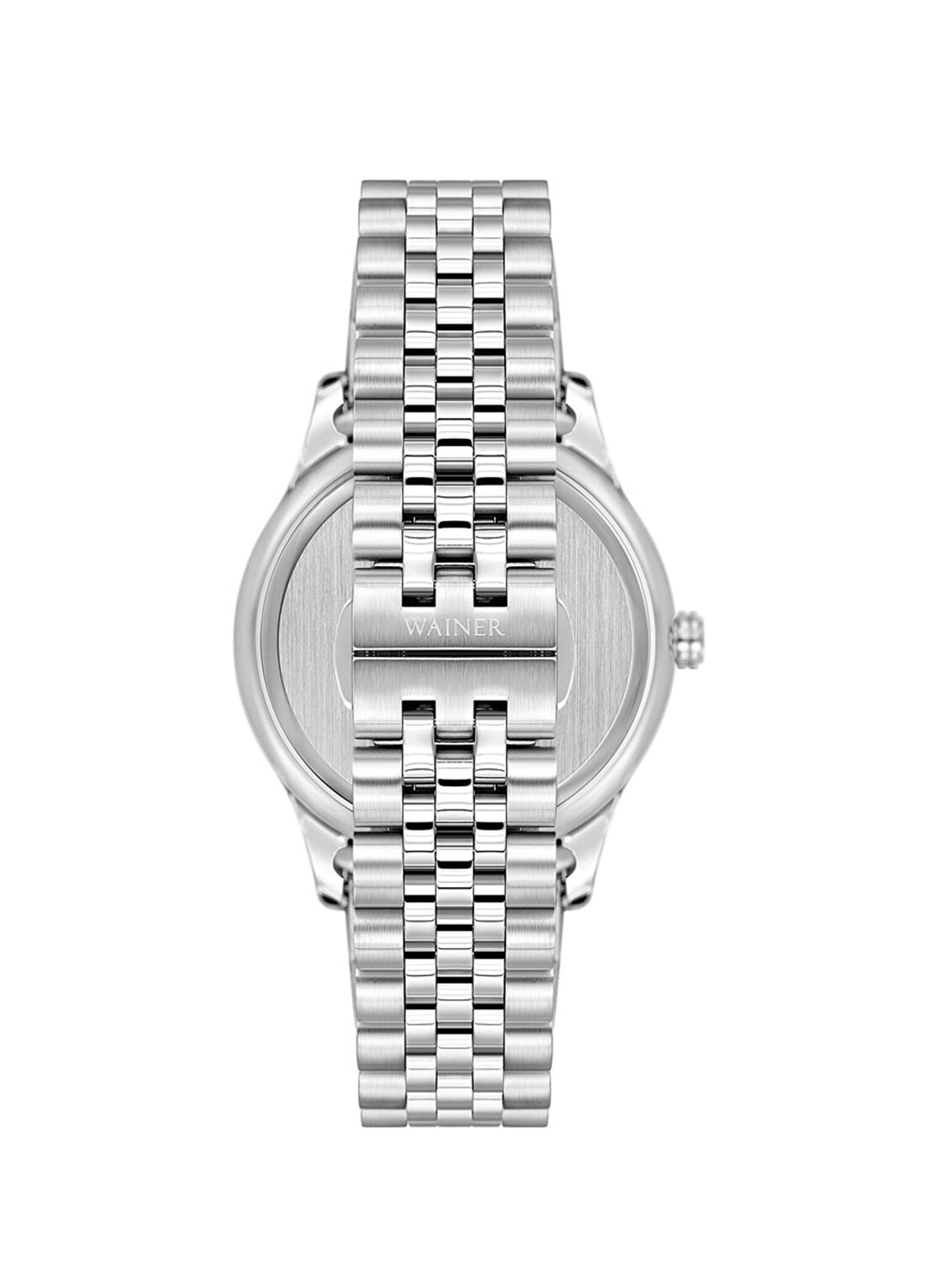 Wainer WA.19035-A Gümüş Metal Erkek Kol Saati görsel 3