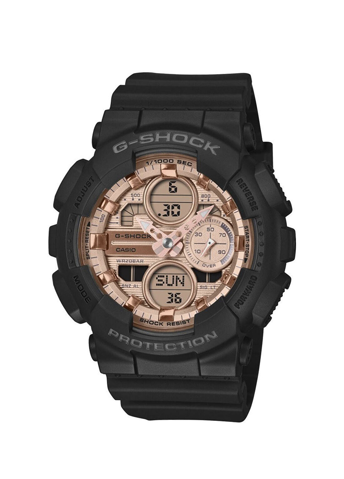 Casio GMA-S140PG-1ADR G-Shock Siyah Kadın Kol Saati
