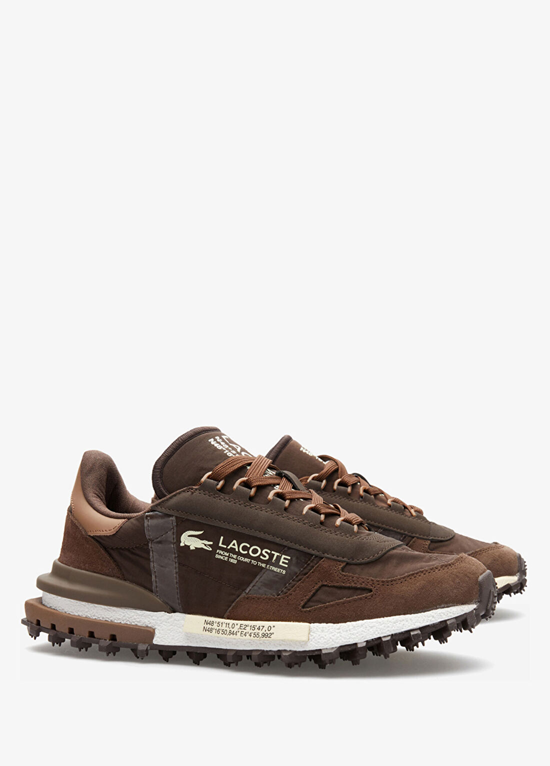 Lacoste Elite Active Kahverengi Erkek Sneaker görsel 2