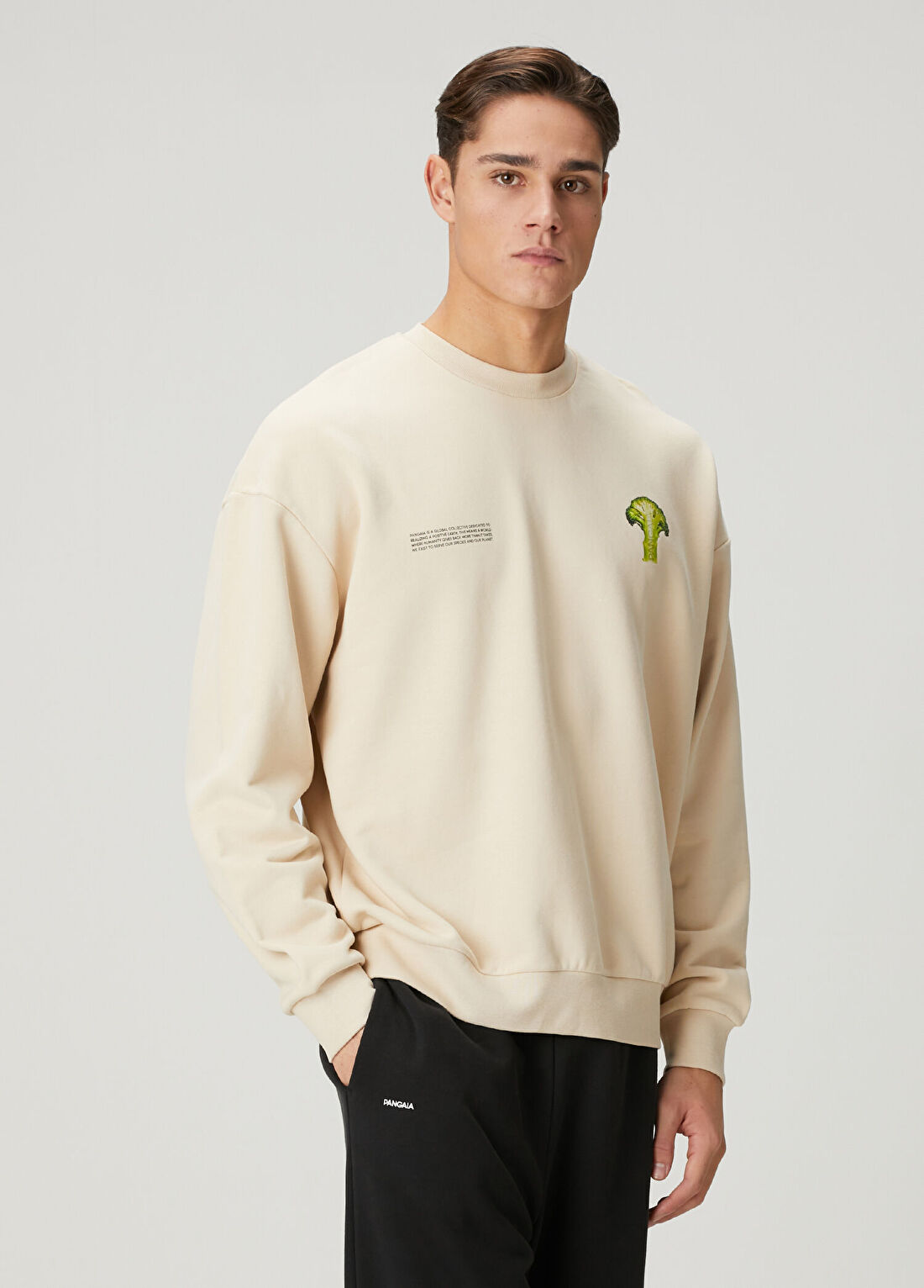 Pangaia Bej Sweatshirt
