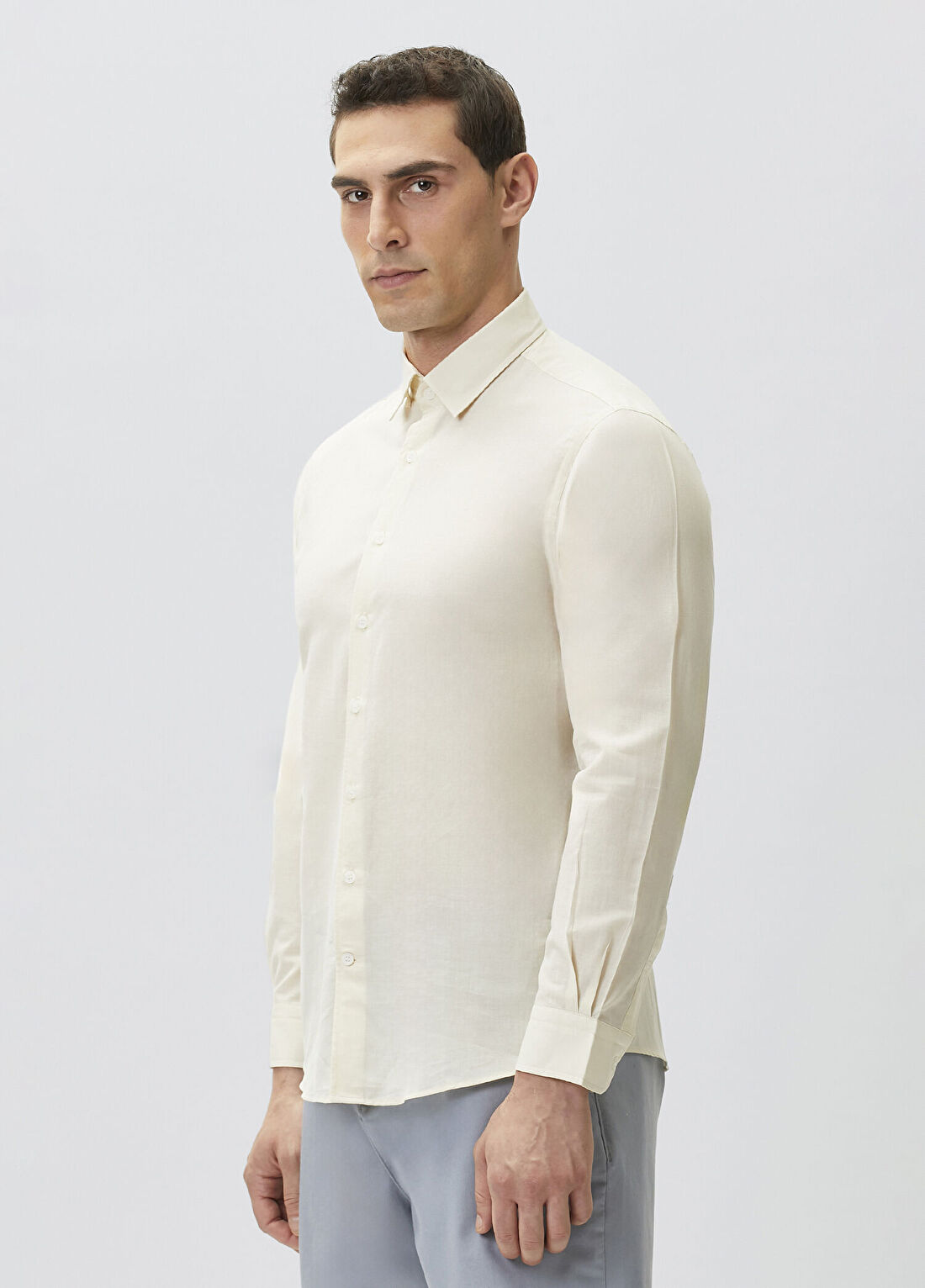 Network Slim Fit Cotton Gömlek görsel 4