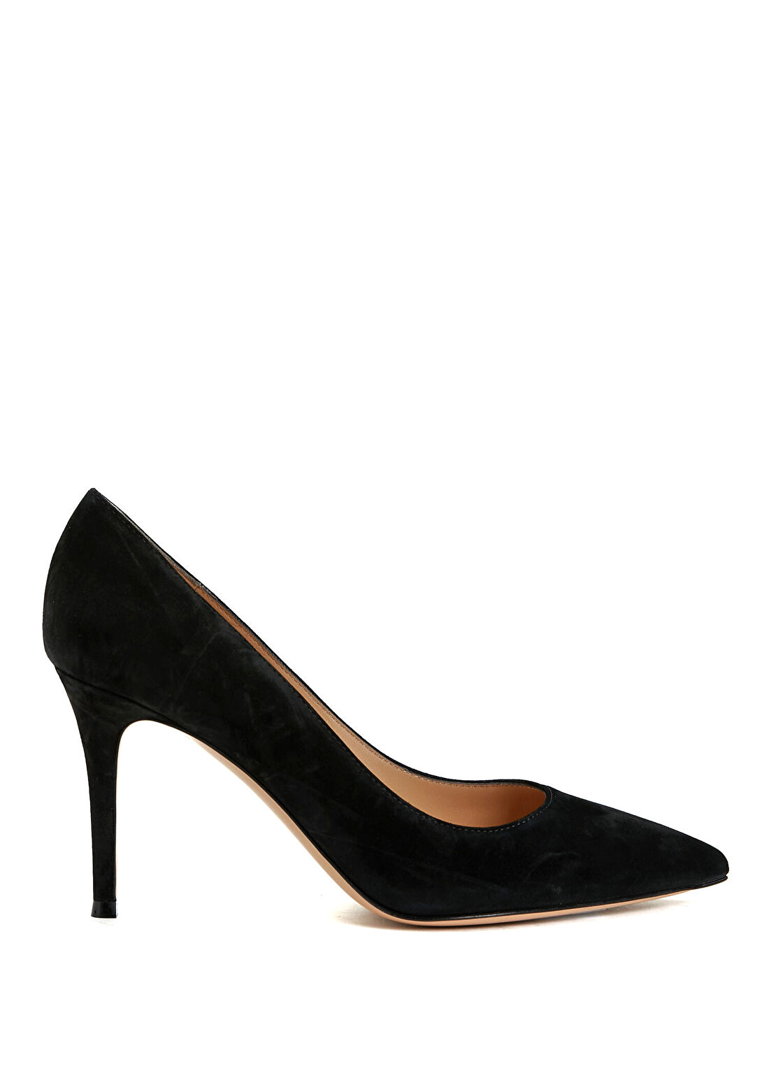 Gianvito Rossi Siyah Süet Stiletto