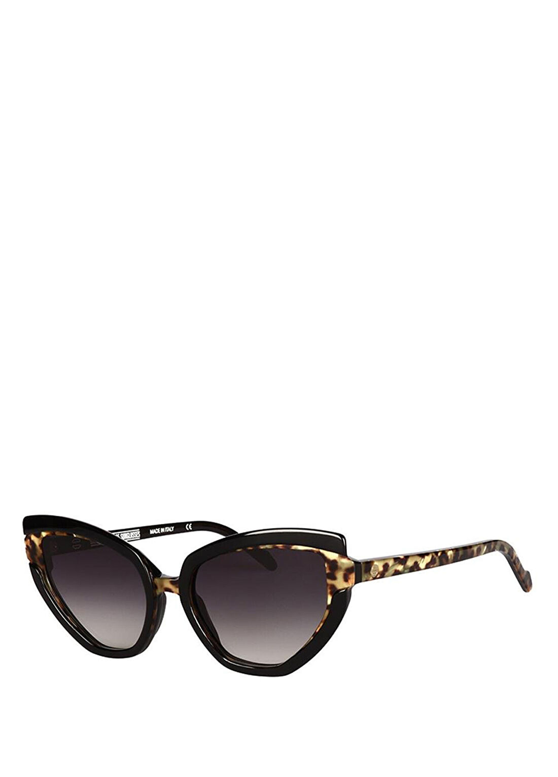 Original Vintage Sunglasses Felin 03 Panther Siyah Asetat Kadın Güneş Gözlüğü